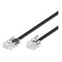 MicroConnect RJ11-RJ45 6M M/M Black Reference: MPK456S