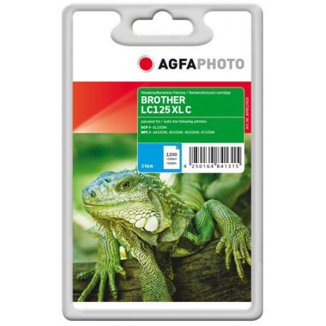 AgfaPhoto Ink Cyan LC125XLC Reference: APB125CD