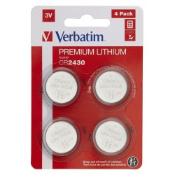Verbatim LITHIUM BATTERY CR2430 3V 4 Reference: W126181787