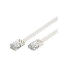MicroConnect U/UTP CAT5e 3M White Flat Reference: V-UTP503W-FLAT