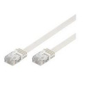 MicroConnect U/UTP CAT5e 3M White Flat Reference: V-UTP503W-FLAT