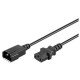MicroConnect Power Cord C13 - C14 7m black Référence: PE040670