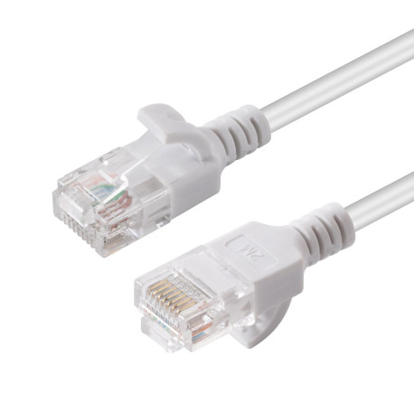 MicroConnect U/UTP CAT6A Slim 0.25M White Reference: W125627994