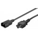 MicroConnect Power Cord C5 - C14 1m Reference: PE080610