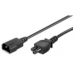 MicroConnect Power Cord C5 - C14 1m Reference: PE080610
