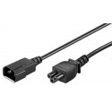 MicroConnect Power Cord C5 - C14 1m Reference: PE080610