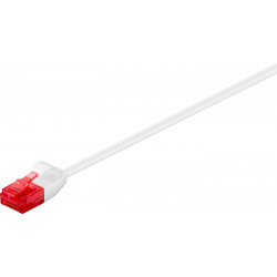 MicroConnect U/UTP CAT6 2M White Slim Reference: V-UTP602W-SLIM