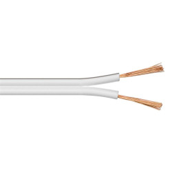 MicroConnect Speaker cable, 50m, 2x2,5mm², Reference: AUDSPEAKER2-50C