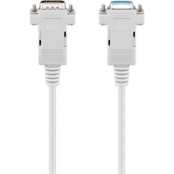 Goobay SERIAL CABLE DB9M/DB9F 1.8M Référence: W128320479