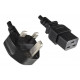 MicroConnect Power Cord UK Type G - C19 Reference: W125826652