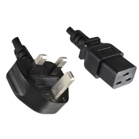 MicroConnect Power Cord UK Type G - C19 Reference: W125826652