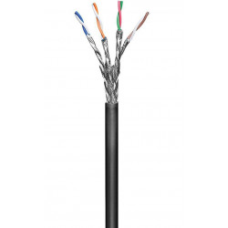 MicroConnect S/FTP CAT6 Outdoor 100m, Black Reference: KAB024-100