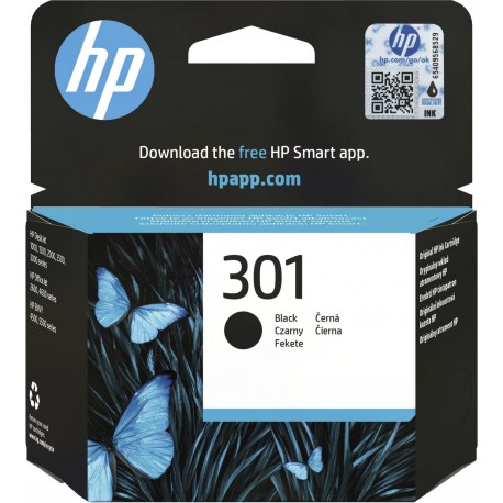 HP Ink Black Cartridge No. 301 Référence: CH561EE