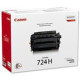 Canon Toner Black Type CRG 724 H Reference: 3482B002