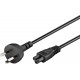 MicroConnect Power Cord DK EDB - C5 1.8m Reference: PE120818