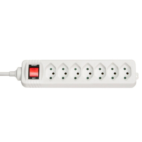 Lindy 7-Way Swiss 3-Pin Mains Power Reference: W128457688