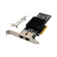 MicroConnect Network Card PCIe x8 X550-T2 Référence: W129148387