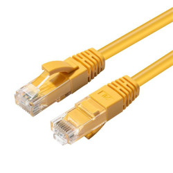 MicroConnect CAT6A UTP 0.3m Yellow LSZH Référence: W128912395