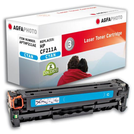 AgfaPhoto Toner C, rpl CF211A Référence: APTHP211AE