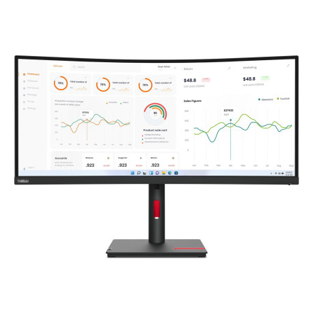 Lenovo ThinkVision T34w-30 86.4 cm Reference: W128428055