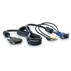 HP 1x4 KVM Console 6ft USB Cable Référence: AF613A