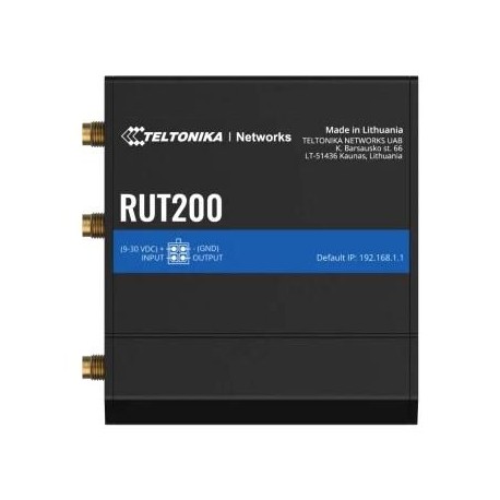 Teltonika Networks RUT200 (UK) WiFi/4G CAT4 Référence: W128483935