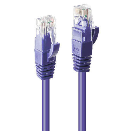 Lindy 0.3M Cat.6 U/Utp Cable, Purple Reference: W128371210