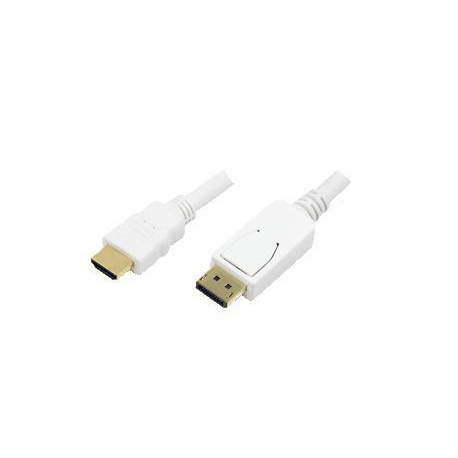 LogiLink Display Port to HDMI cable wh Référence: CV0055