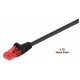 MicroConnect U/UTP CAT6 1M Black 10 Pack Référence: V-UTP601SVP
