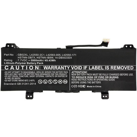 CoreParts Laptop Battery for HP Reference: W125873167