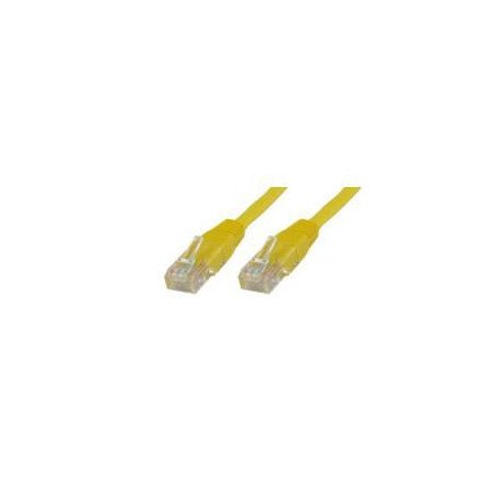 MicroConnect U/UTP CAT5e 0.5M Yellow PVC Reference: UTP5005Y