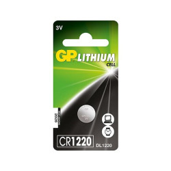 GP Batteries LITHIUM BUTTON CELL CR1220 Reference: CR1220 1-P