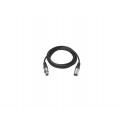 Vivolink XLR M/F cable 5 m Black Reference: PROAUDXLRMF5