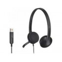 Logitech Headset H340 Black USB Reference: 981-000475