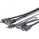 VivoLink PROVGAHDMIFLY3 Pro VGA + Audio and HDMI 3M
