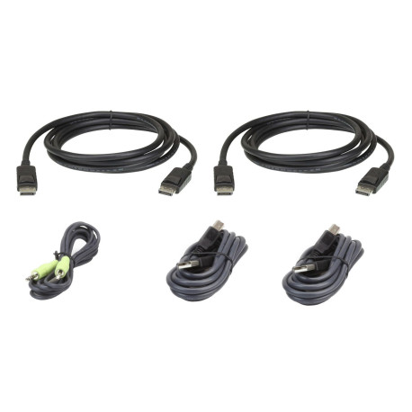 Aten CABLE KIT DUAL DisplayPort Référence: 2L-7D02UDPX5