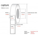 Capture Label 47x25, Core 25, Reference: CA-LB3064