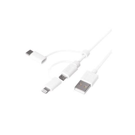 LogiLink Usb Cable 1 M Usb A White Référence: W128289347