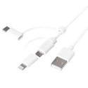 LogiLink Usb Cable 1 M Usb A White Référence: W128289347