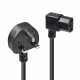 Lindy 1M Uk 3 Pin To Right Angled Reference: W128370710