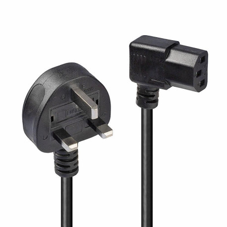 Lindy 1M Uk 3 Pin To Right Angled Reference: W128370710