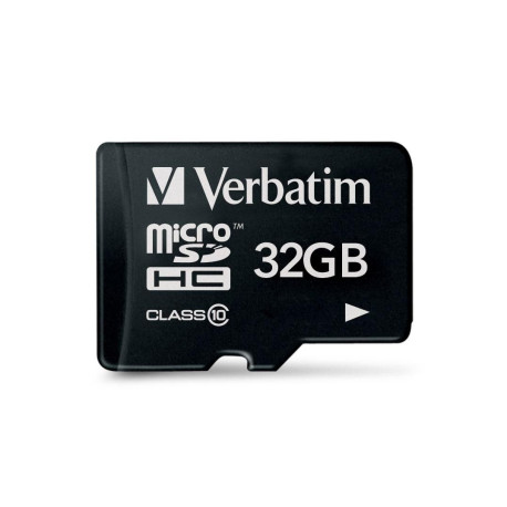 Verbatim 32 GB SD Micro (SDHC) Class 10 Référence: W124415913