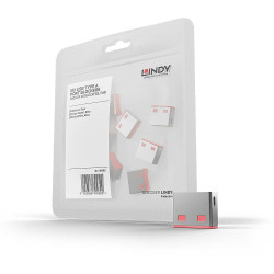 Lindy USB Port Blocker Pink 10pcs Reference: 40460