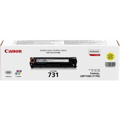 Canon Toner 731Y Référence: 6269B002