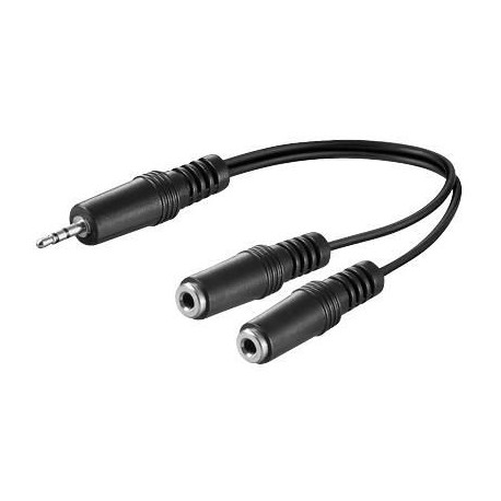 MicroConnect 3.5mm Minijack Adapter, 0.2m Reference: AUDLL02
