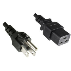 MicroConnect Power Cord US - C19 1.8m Reference: PE110518