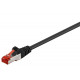 MicroConnect F/UTP CAT6 0.25m Black PVC Reference: B-FTP60025S
