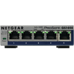 Netgear 5P Switch 10/100/1000 GS 105E Référence: GS105E-200PES