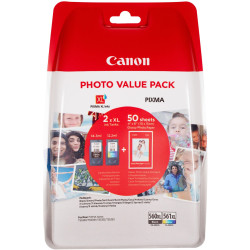 Canon Pg-560Xl Black And Cl-561Xl Reference: W128263360