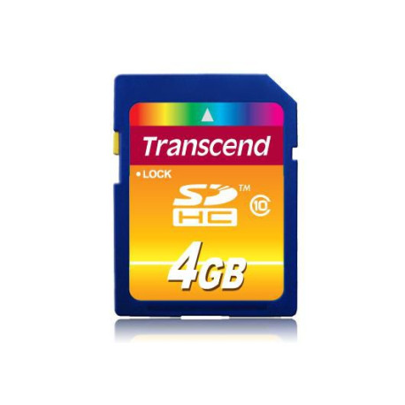 Transcend SD Card SDHC 4GB Class 10 Reference: TS4GSDHC10